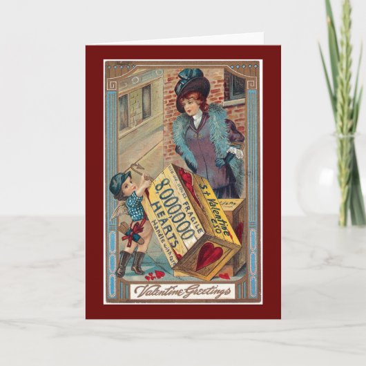 百万ビクトリアンハートバレンタインデイカード シーズンカード (正面)