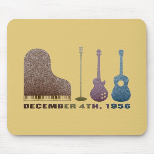 百万匹のドルの四つ組の楽器-色 マウスパッド (正面)