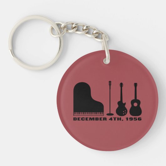 百万匹のドルの四つ組の楽器-黒 キーホルダー (正面)