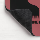 百万匹のドルの四つ組の楽器-黒 マウスパッド (コーナー)