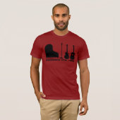 百万匹のドルの四つ組の楽器-黒 Tシャツ (正面フル)