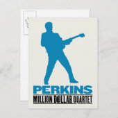 百万匹のドルの四つ組パーキンズ ポストカード (正面/裏面)