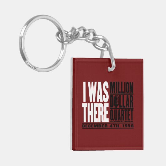 百万匹のドルの四つ組"私はそこにいました" キーホルダー (正面左)