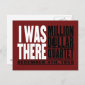 百万匹のドルの四つ組"私はそこにいました" ポストカード (正面/裏面)