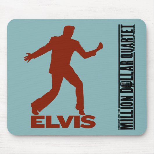 百万匹のドルの四つ組Elvis マウスパッド (正面)