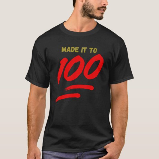 百人前に進んだ Tシャツ (正面)