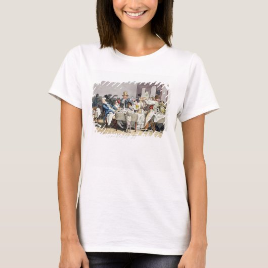 百人料理店：5時、蘇省 Tシャツ (正面)