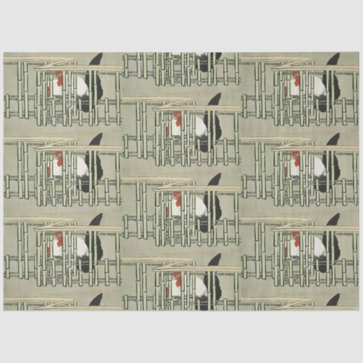 百代ぐさアートのセッカ日本の・ロスター 薄葉紙 (正面)