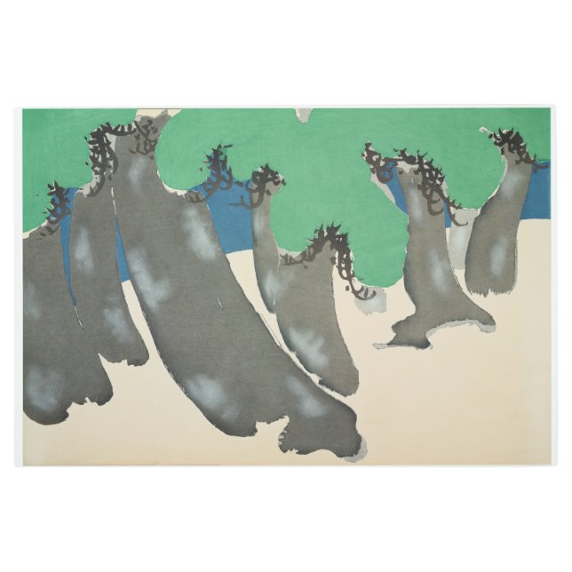 百代の花から咲く木 メタルプリント (正面)