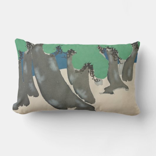 百代の花から咲く木 ランバークッション (正面)