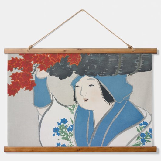 百代の花 吊り下げ型タペストリー (正面)