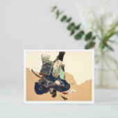 百代ヶ草武士 – 上坂雪花著 ポストカード (スタンド正面)