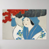 百代草出身の女性（1909年） ポスター (正面)