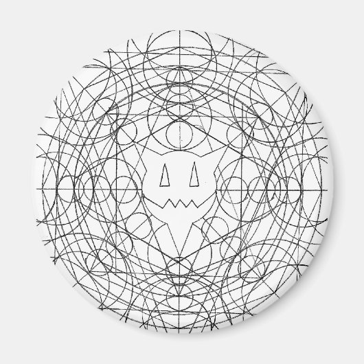 百分円 マグネット (正面)