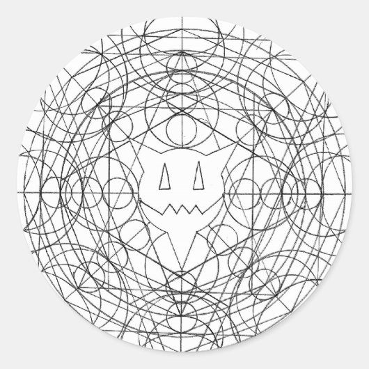 百分円 ラウンドシール (正面)