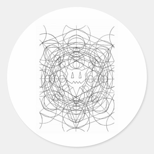 百分円 ラウンドシール (正面)