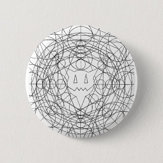 百分円 缶バッジ (正面)