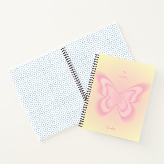 百十一天使の数グラデーション表示カスタム ノートブック (内部)