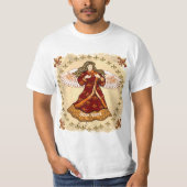 百合の紋章の天使 Tシャツ (正面)