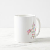百合の紋章の花言葉 コーヒーマグカップ (正面右)