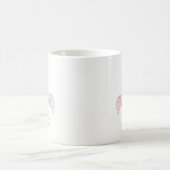 百合の紋章の花言葉 コーヒーマグカップ (中央)