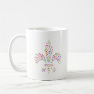 百合の紋章の花言葉 コーヒーマグカップ
