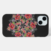 百合の花コラージュ Case-Mate iPhoneケース (裏面 (横))
