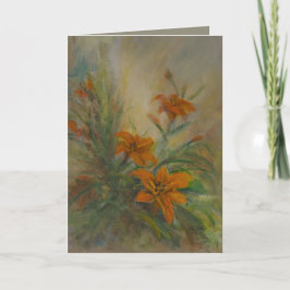 百合の花 5 x 7" サンキューカード