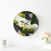 百合時計 ラージ壁時計 (ホーム)