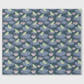 百合池のカエル ラッピングペーパー (フラット)