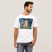 百合 5 - オレンジタビーSH猫 46 Tシャツ (正面フル)