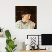 百姓少女の頭， c.1880 ポスター (ホームオフィス)