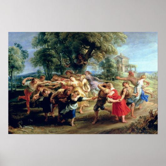 百姓踊り1636年～40年 ポスター (正面)