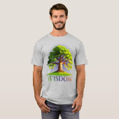百年オークツリーの知恵Tシャツ Tシャツ (正面フル)