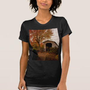 百年間の屋根付橋、オレゴン Tシャツ