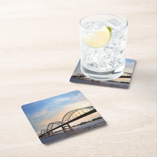 百年間橋コースター スクエアペーパーコースター (インサイチュ)