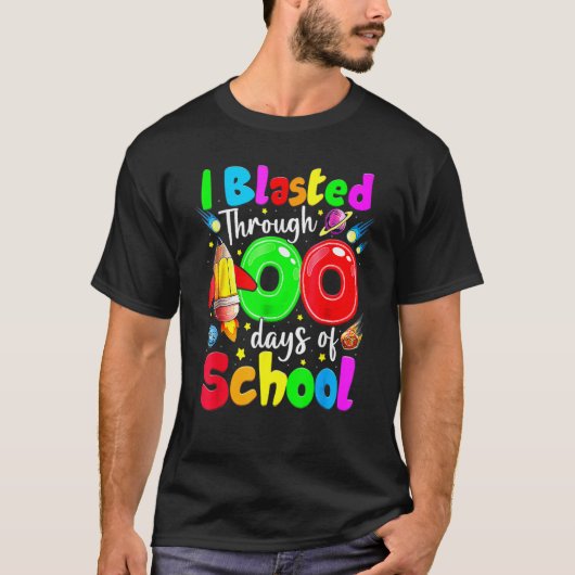 百日茶の日を百度も通した Tシャツ (正面)