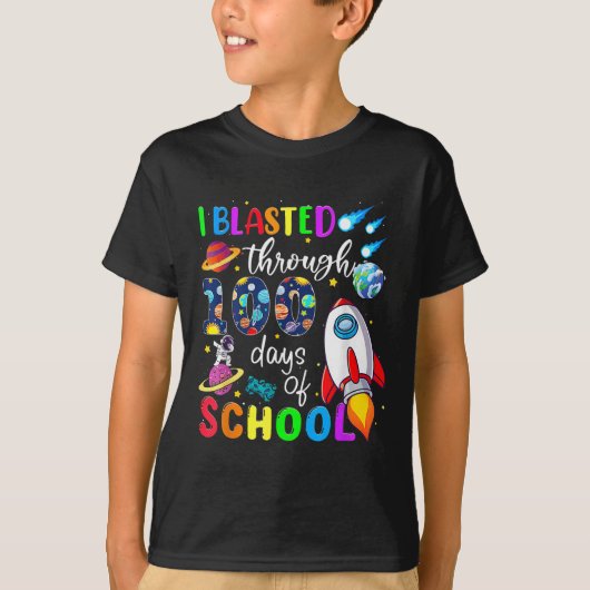百日茶の日を百度も通した Tシャツ (正面)