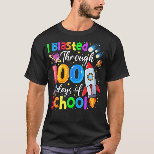 百日茶の日を百度も通した Tシャツ (正面)