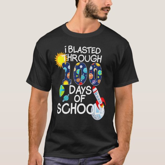 百日茶の日を百度も通した Tシャツ (正面)