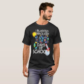 百日茶の日を百度も通した Tシャツ (正面フル)