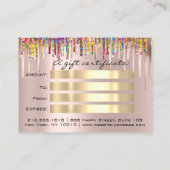 百枚証理美容師自筆証書虹 名刺 (裏面)