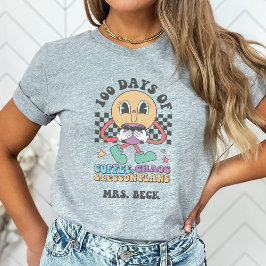百校日レトロ先生 Tシャツ