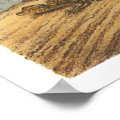 百歩鶴 ポスター (角)