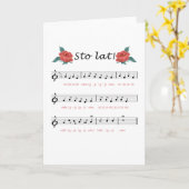 「百歳まで！」カード カード (黄色い花)