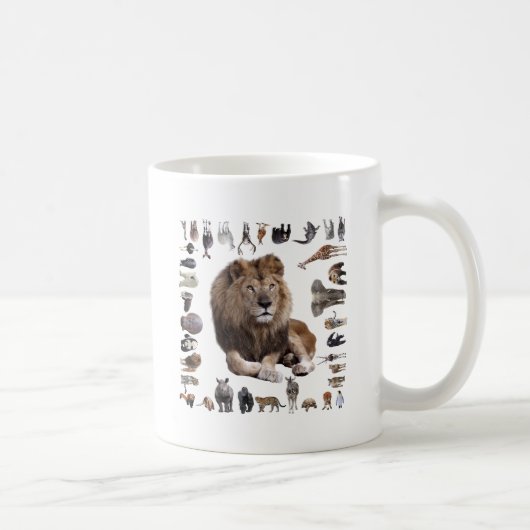 百獣の王 コーヒーマグカップ (右)