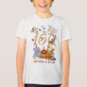 百祝日の野生動物学校 トライブレンドＴシャツ (正面)