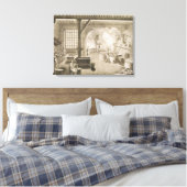 百科事典からシルクダイエの工房 キャンバスプリント (インサイチュ (寝室))