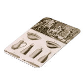 百科事典より理髪店と理容師用具 マグネット (左側)