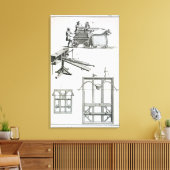 「百科事典」からのローマ弾道機械 キャンバスプリント (インサイチュ (リビング))